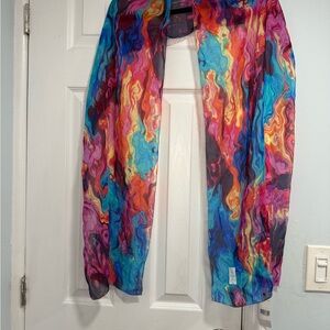 Laundry By Shelli Segal Vibrant Multicolor Scarf